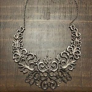 Statement Silver Necklace